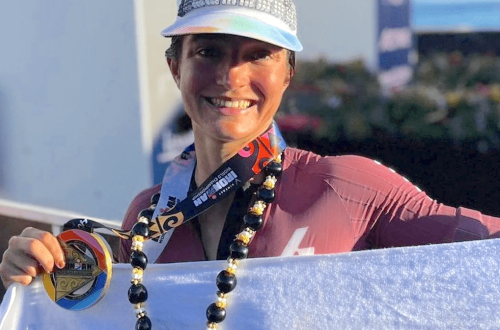 Article : Maëlle Deruaz championne du monde Ironman scratch groupe d’âge 2023 à Hawaï et son coach William Mennesson
