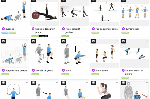 Article : Ajouter des exercices illustrés video, photo, ou pdf sur les séances d'entraînement